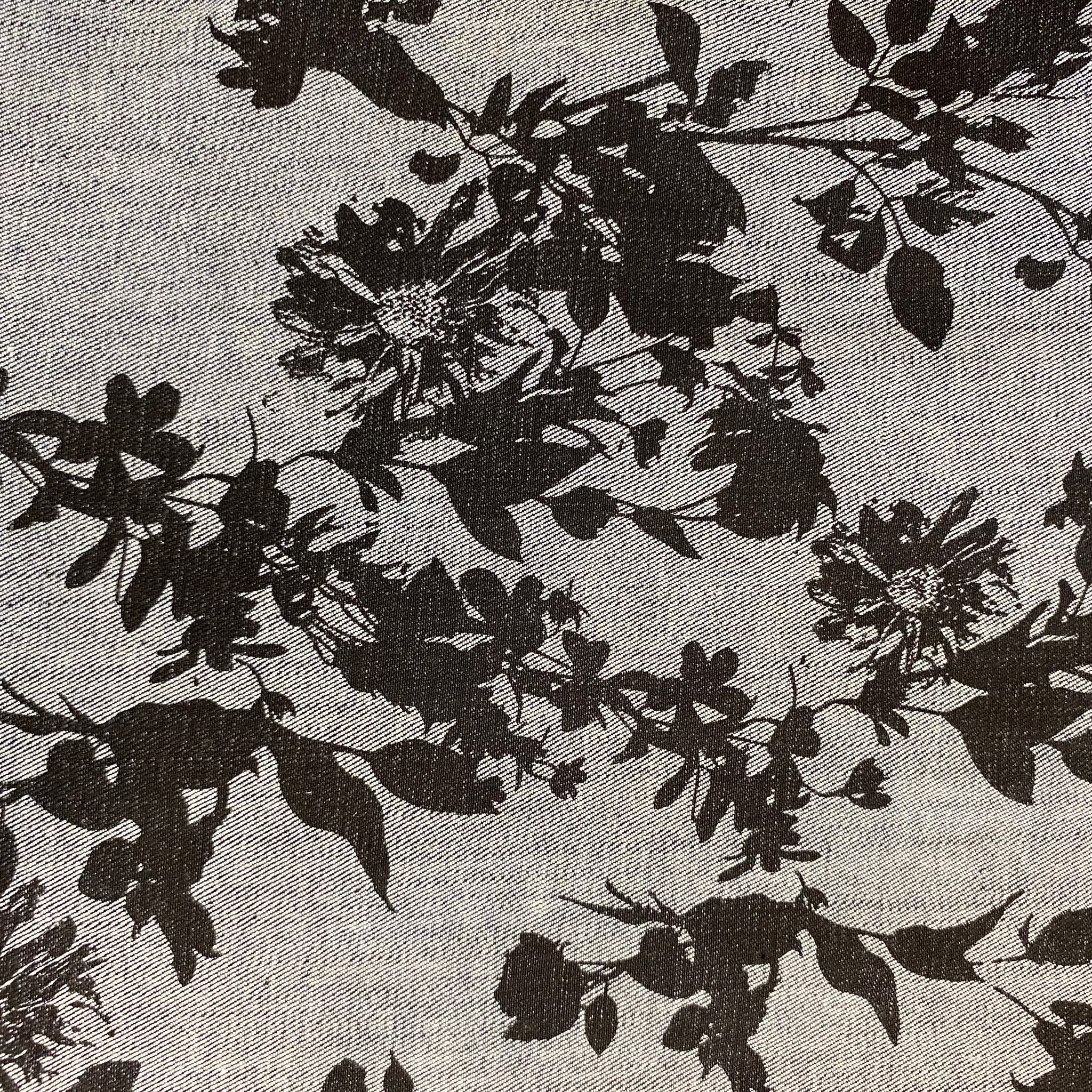 The Overshirt in Floral Printed Denim (Reversible)