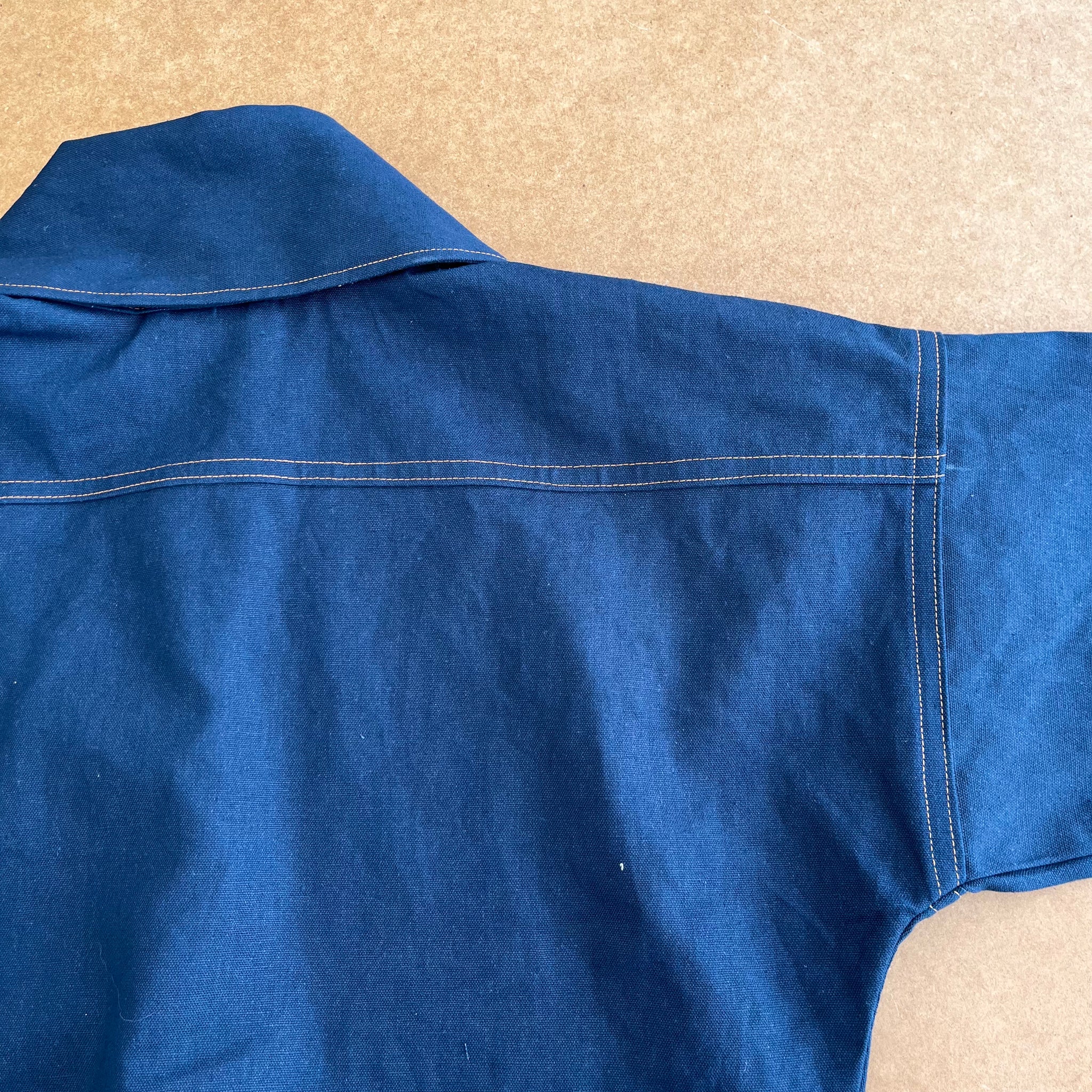 The Overshirt in Navy Hemp/Cotton Canvas