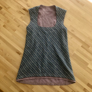 Reversible Sleeveless Warrior Shirt in Hemp/Organic Cotton