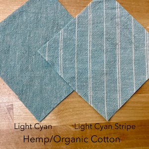 Bias-Cut Reversible Dress in Hemp/Organic Cotton